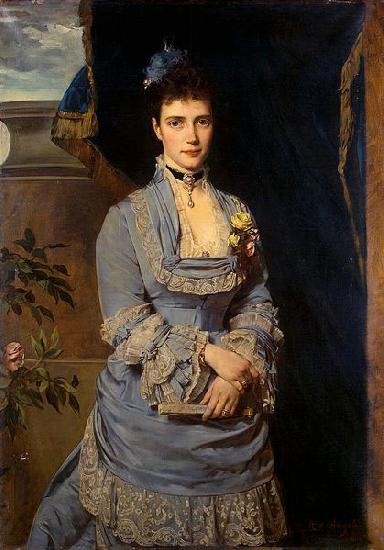 Heinrich von Angeli Portrait of Grand Duchess Maria Fiodorovna China oil painting art